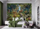 Walltastic - Dierenbos Posterbehang - (305 x 244 cm) - (6 Panelen)