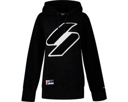 Superdry Code Logo Che Os Capuchon Zwart XS-S Vrouw