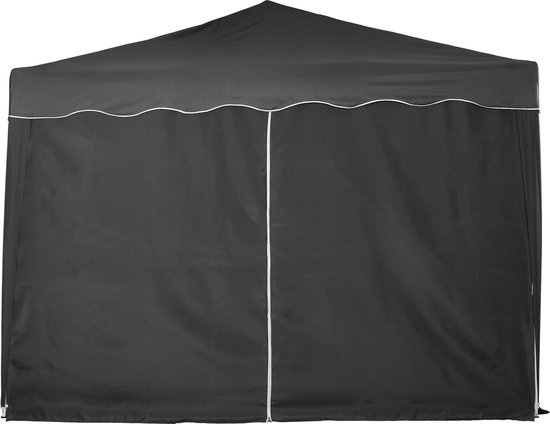 Zijwand partytent set van 4 wit HIER online kopen