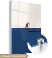 MuchoWow® Peinture sur Verre - Femme - Compliments - Abstrait - 90x120 cm - Peintures sur Verre Acrylique - Photo sur Glas