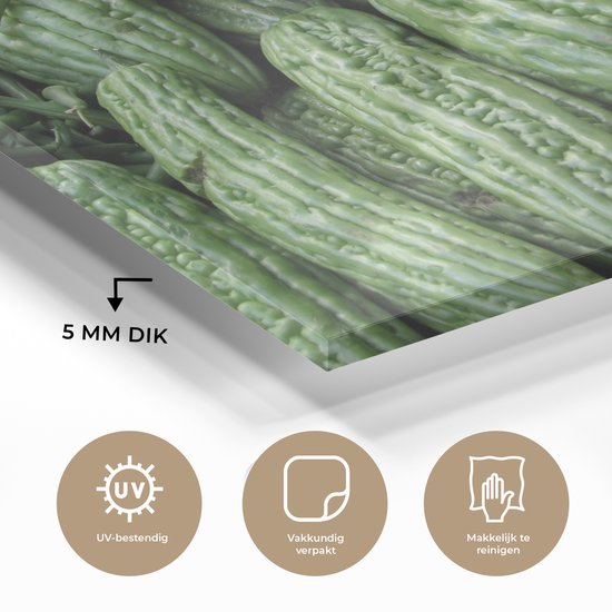 MuchoWow® Glass Painting - Bitter Sopropo from a California Farmers Market - 80x60 cm - Peintures sur Verre Acrylique - Photo sur Glas