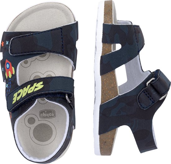 Sneakers met klittenband - BLAUW - 15.00
