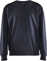 Blaklader Sweatshirt bi-colour 3580-1158 - Donker marineblauw/Zwart - 4XL