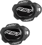RST Wet Standard Knee Sliders With Puller Black White -