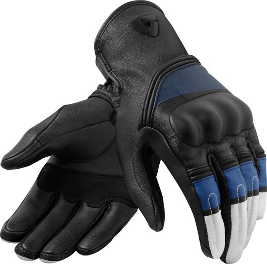 Rev'it! Gloves Redhill White Blue L - Maat L - Handschoen