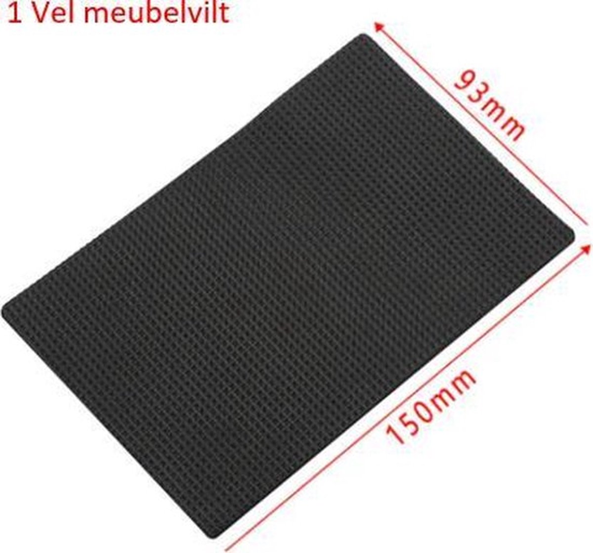 Plakvilt / Zelfklevend vilt op rol grijs 40cm breed