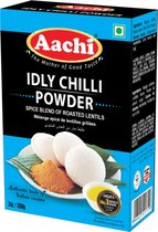 Aachi - Idly Kruidenmix Met Linzen - Idly Chilli Powder - 3x 200 g