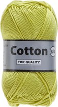Lammy Yarns - Cotton eight 8/4 - kleur lime groen (071) - 1 bol van 50 gram