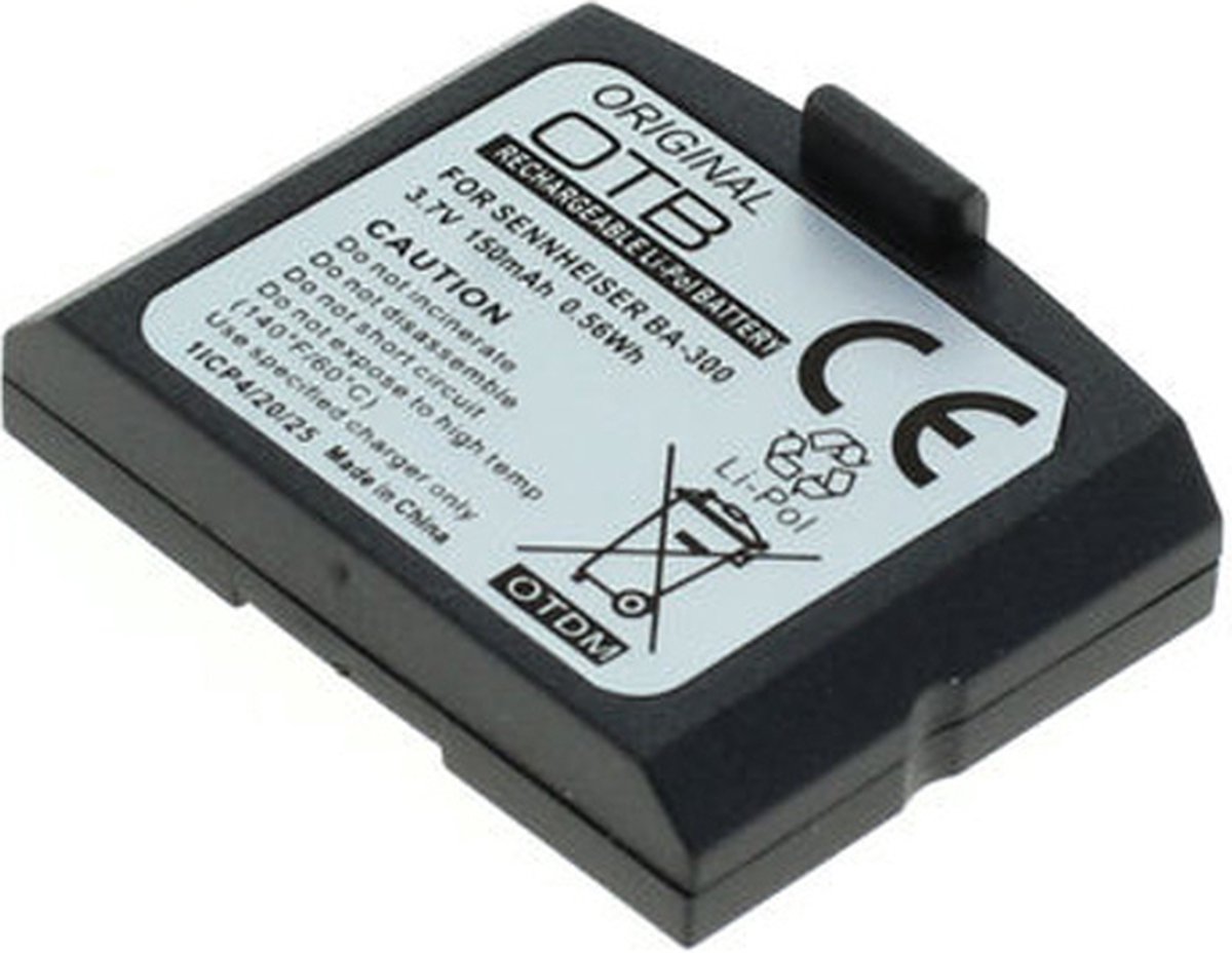 Batterie OTB d'origine Sennheiser BA 300 - 140mAh | bol.com