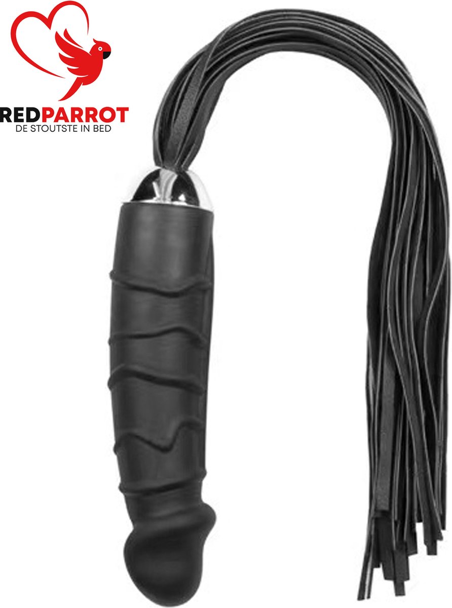 Goedkoopste Zweep Vibrator Platina Deluxe | 10 krachtige vibratiestanden | Flogger BDSM | Vibrerende Dildo | SM | 2 in 1 | Multifunctioneel | Seks producten | Luxe uitvoering