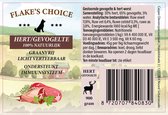 FLAKE'S CHOICE 900 gram - hondenworst - gestoomd - hert/gevogelte - graanvrij - 10 stuks