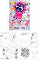 48 Stuks - Puzzel Boek - Model: Pony's - Uitdeelcadeautjes - Paarden - Puzzelboeken - Traktatie voor kinderen - Meisjes