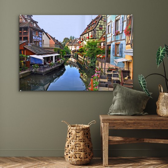 Peinture sur Verre - Colmar un Jour Calme - 120x80 cm - Peintures sur Verre Peintures - Photo sur Glas