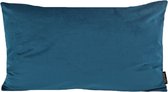 Sierkussen Velvet Blauw Long | 30 x 50 cm | Fluweel/Polyester