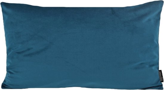 Sierkussen Velvet Blauw Long | 30 x 50 cm | Fluweel/Polyester
