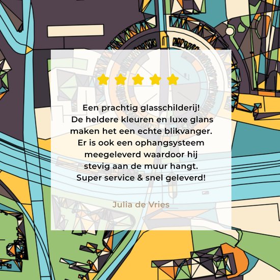 MuchoWow® Peinture sur verre 160x120 cm - Peinture sur verre acrylique - Illustration de la ville de Berlin - Photo sur verre - Peintures