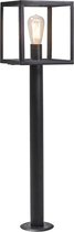 QAZQA rotterdam - Moderne Staande Buitenlamp | Staande Lamp voor buiten - 1 lichts - H 1000 mm - Zwart - Buitenverlichting