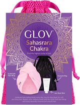 Sahasrara Chakra set Soft Hair Wrap tulband + Haarmasker voedend haarmasker 30ml + cosmetisch tasje