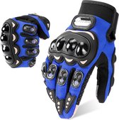RAMBUX® - Motorhandschoenen - Blauw - Lichtgewicht Mesh - Grip Handschoenen - Motor - Scooter - Fiets - Touchscreen - Bescherming - Maat 2XL