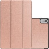 Hoesje Geschikt voor Lenovo Tab P11 (2e Gen) Hoesje Case Hard Cover Hoes Book Case - Rosé goud