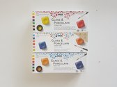 Kreul - glas/ porseleinverf - Classic set Color living en Clearset 18 x 20 ml met penseel