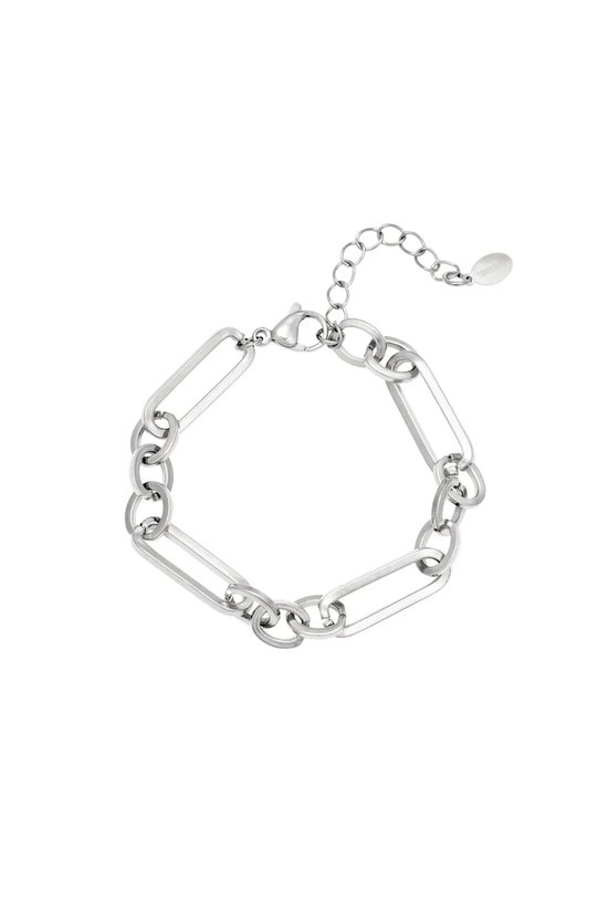 Bracelet Funky Chain- Armbanden- Zilver-Yehwang- Moederdag cadeautje - cadeau voor haar - mama
