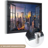 Peinture sur verre - See Through - New York - Skyline - 90x60 cm - Peintures Plexiglas