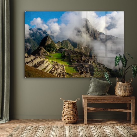 Peinture sur Verre - Berg - Machu Picchu - Pérou - 150x100 cm - Peintures sur Verre Peintures - Photo sur Glas
