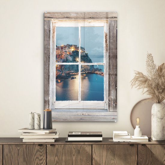 Peinture sur Verre - Voir à Travers - Bois - Italie - 40x60 cm - Peintures sur Verre Peintures - Photo sur Glas