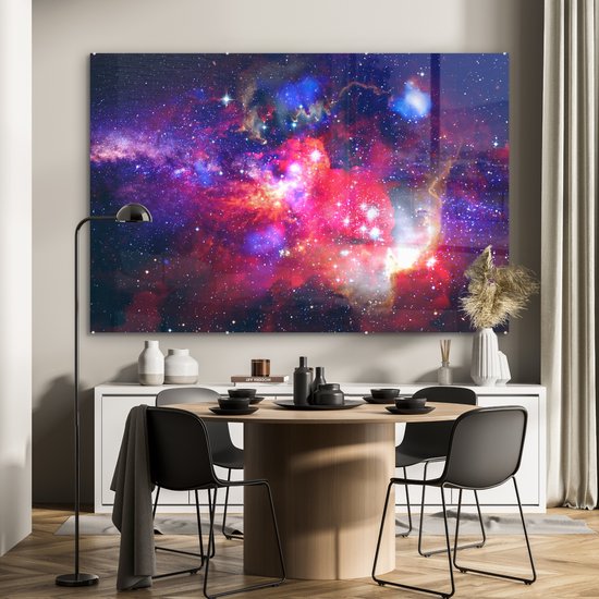 Peinture sur Verre - Univers - Couleurs - Espace - 150x100 cm - Peintures sur Verre Peintures - Photo sur Glas