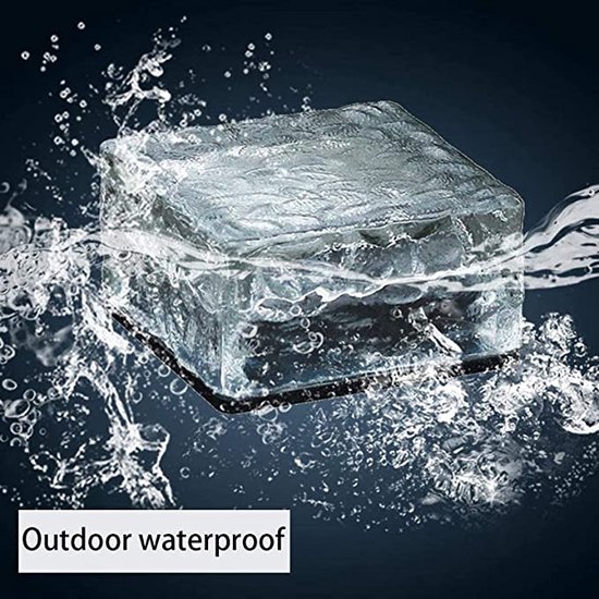 Grondspot(4 stuk ) Solar Ice Cube LEDLichtsolar Tuinverlichting op