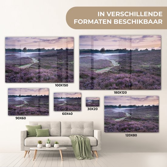 Peinture sur Verre - Brume dans la Lande - 180x120 cm - Peintures sur Verre Peintures - Photo sur Glas