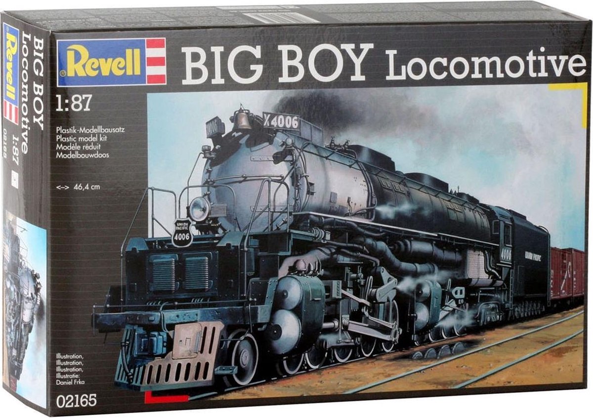 pols Communisme Weglaten Revell 02165 H0 stoomlocomotief Big Boy (plastic bouwpakket) | bol.com