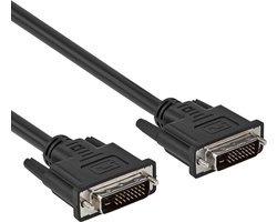 DVI-D kabel - Dual link - 5 meter - Zwart - Allteq