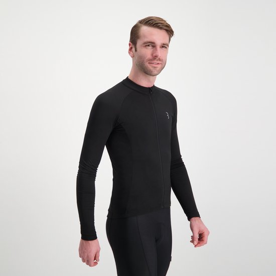 BBB Cycling Transition Lange Mouwen Fietsshirt Heren en Dames - 10-15 °C - MTB en Wielrenshirt met 3 Achterzakken - Zwart van BBB Cycling — afbeelding 2