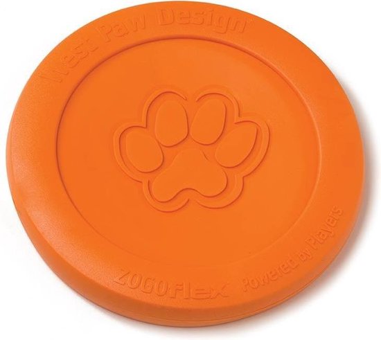 Zogoflex Zisc Honden Frisbee Tangerine - S - Oranje