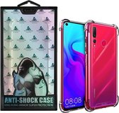 Backcover Anti-Shock TPU + PC voor Huawei Nova 4 Transparant