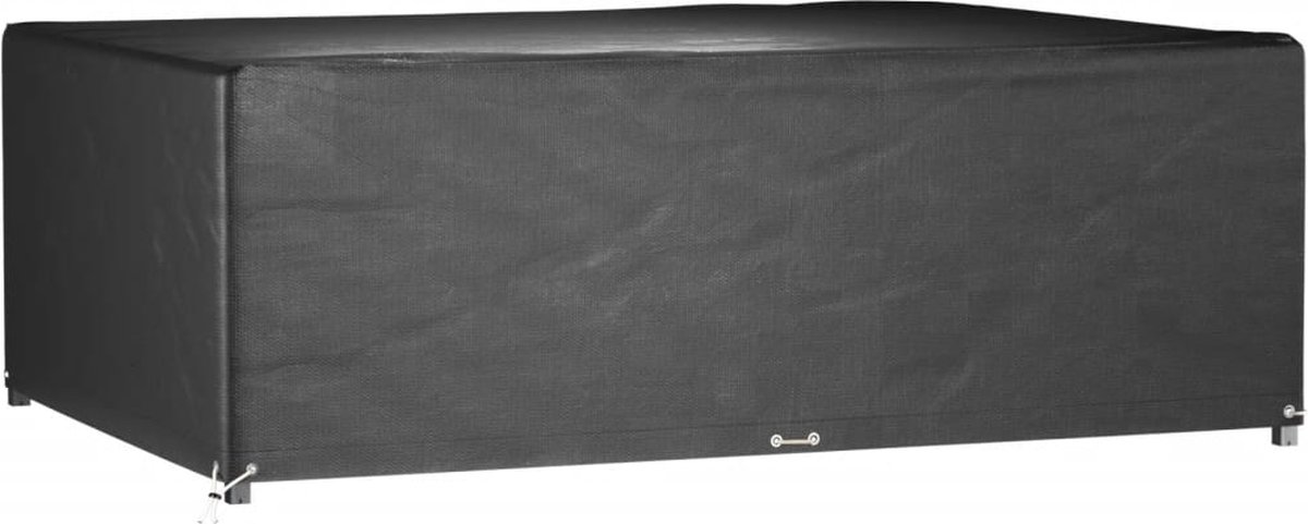 HNBFKD Waterdichte tuinmeubelhoezen van 140 x 90 x 80 cm / L x B x H rechthoekig, zwaar belastbare 420D Oxford-stof, winddichte buitentafel, rotan en terras, vierkante tuinmeubelhoezen, zilver