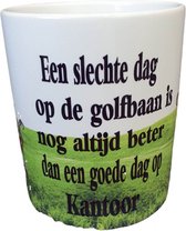 Bedrukte Beker Golfer - Koffie Mok - Spreuk Golf - Quote - Golfclub -Thee Mug -Sport Golf - Verjaardag Geschenk - Vaderdag - Collega