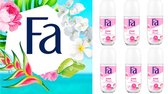 FA Deo Roller - Pink Passion - Deodorant - 6 x 50 ml - Voordeelverpakking