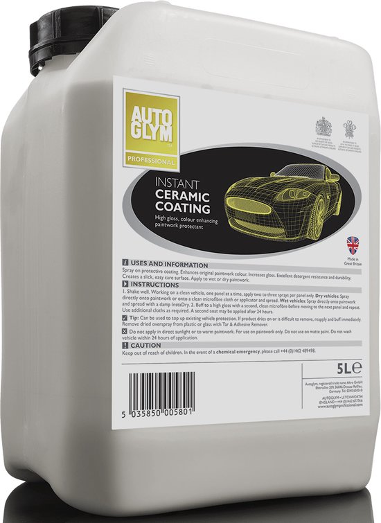 AUTOGLYM Instant Ceramic Coating 5 liter bol