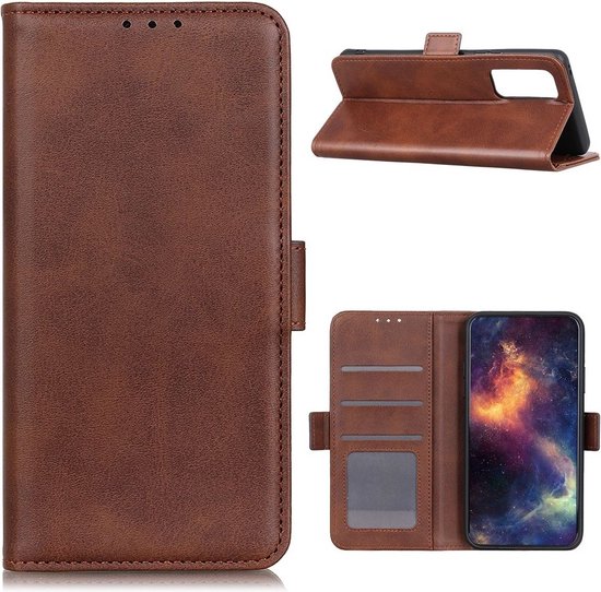 OnePlus 9 Pro Wallet Book Case avec housse de support Marron