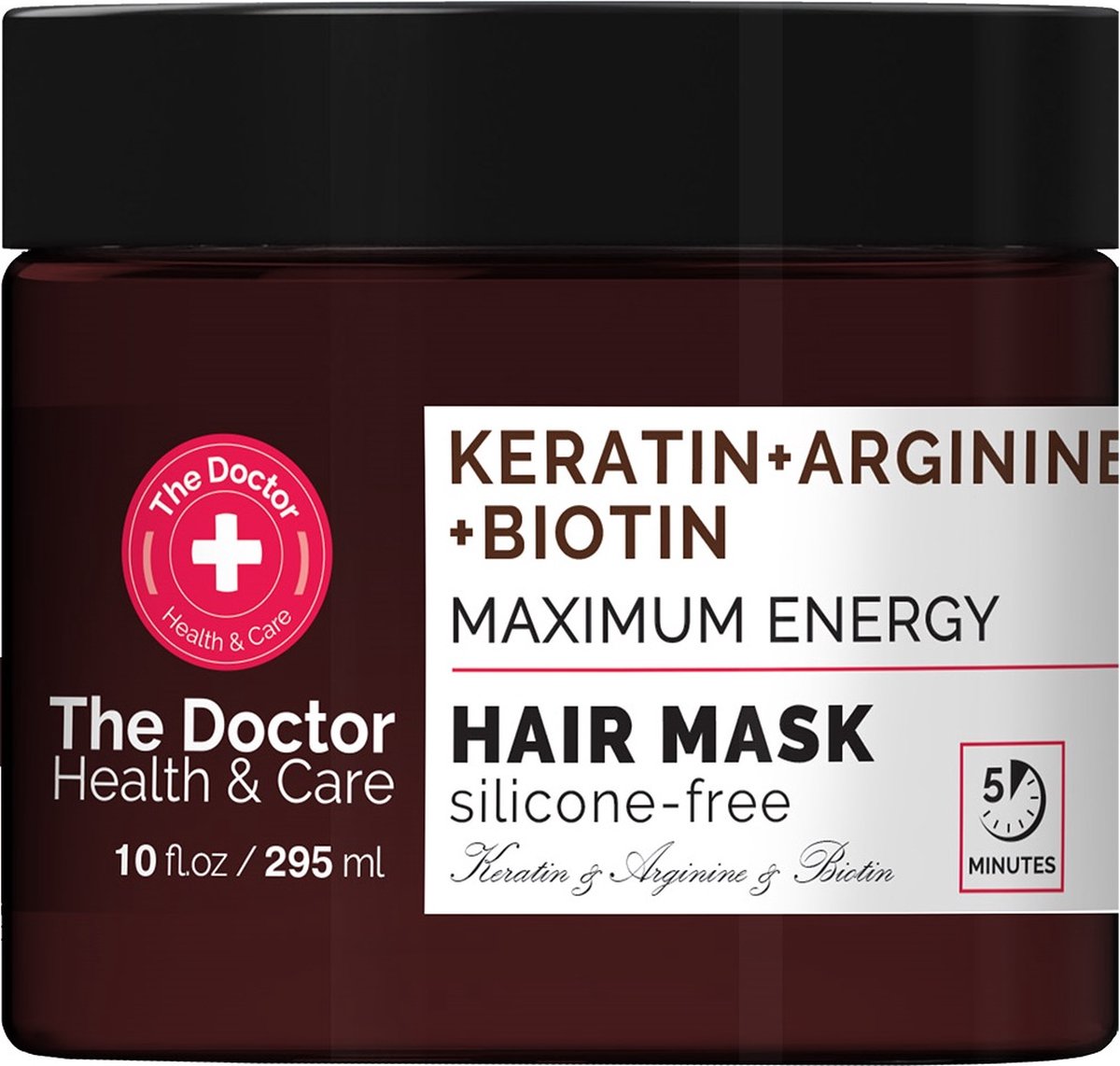 Health & Care Versterkend Haarmasker Keratine + Arginine + Biotine 295ml