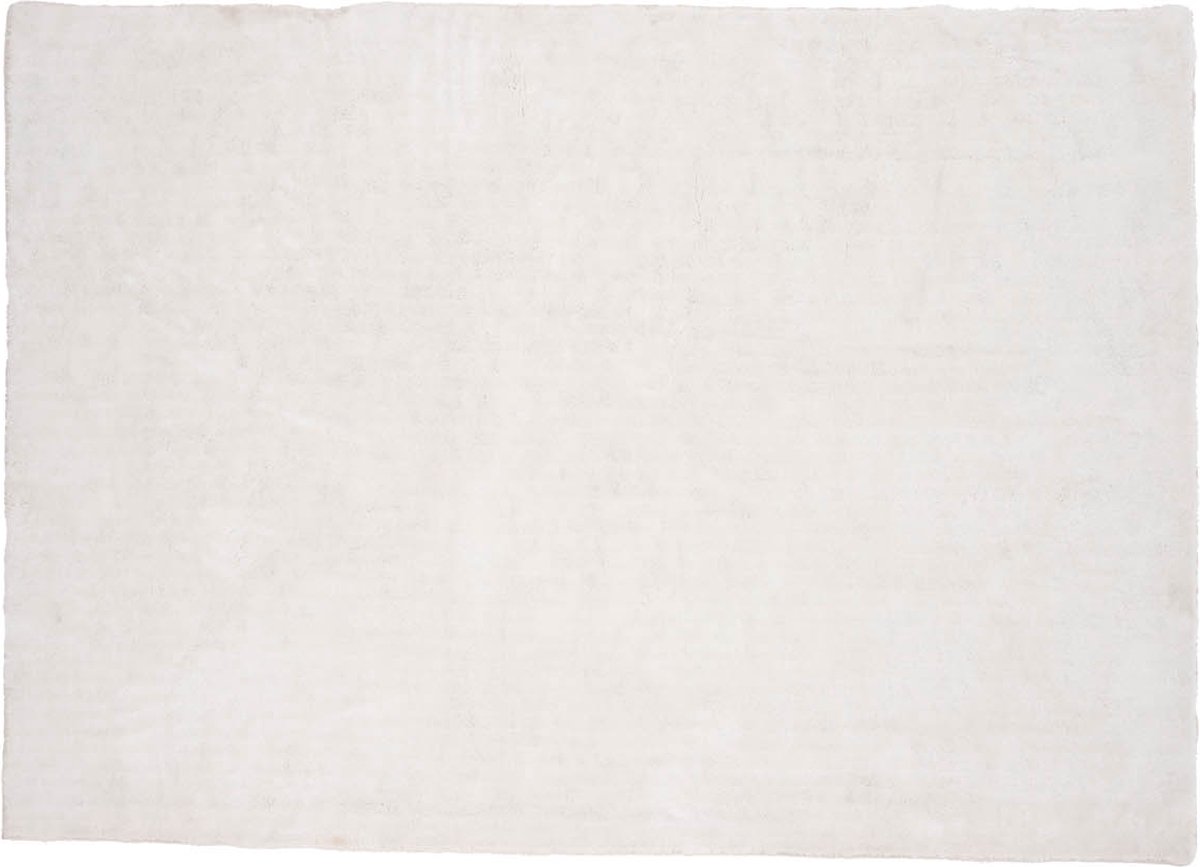 Undra vloerkleed 240x170 cm polyester wit.