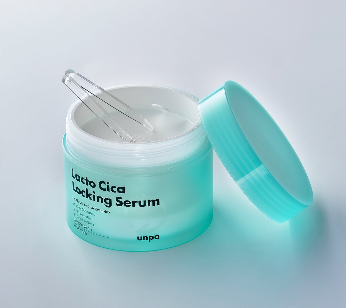 Unpa - Lacto Cica Locking Serum 120 g - Vergrendelend Serum - Gezichtsserum - Face Serum - Tegen mee-eters en grove poriën - Against blackheads and coarse pores - Celvernieuwing - Renewal - Herstellend Serum - Repair Serum - Anti Acne