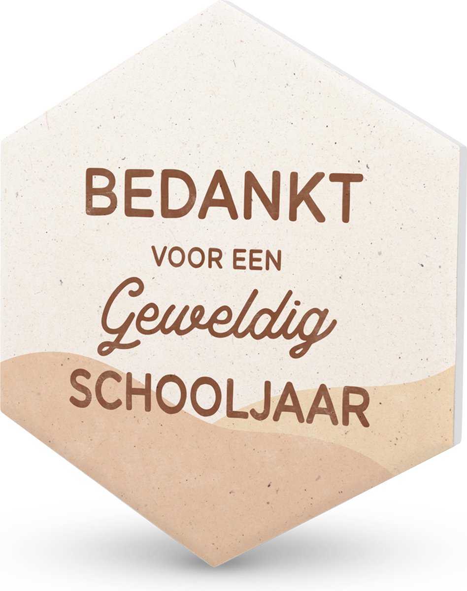 Keramieken Onderzetter ‐ Schooljaar