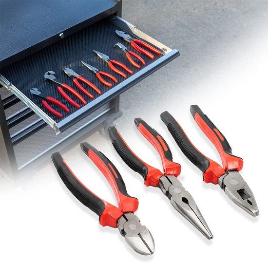 Bosch Tangenset 3-delig - Combinatietang, Zijkniptang En Punttang - Premium Kwaliteit