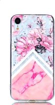 GadgetBay Diamant hoesje TPU iPhone XR Case - Roze