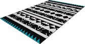 Arte Espina Broadway Vloerkleed 120 x 170 cm Zwart / Wit