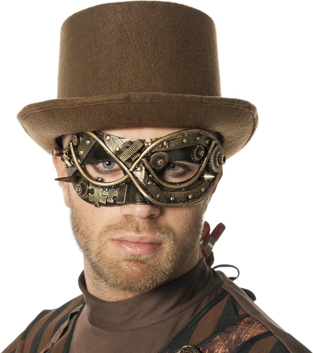 Masker Steampunk goud